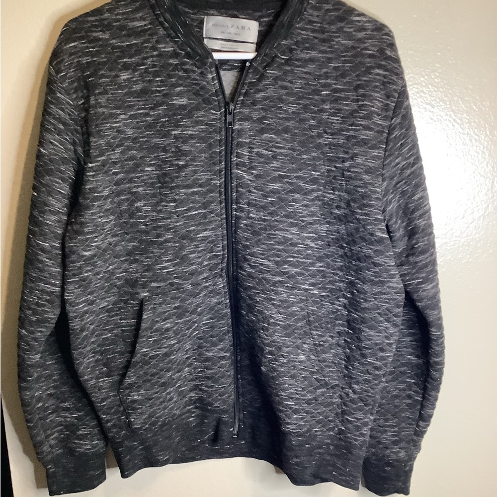 Zara women’s lined jacket size L quilted pattern